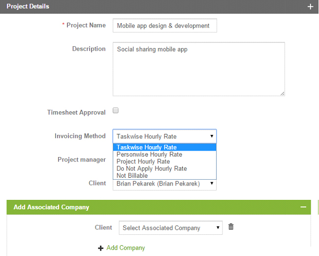 Online project management