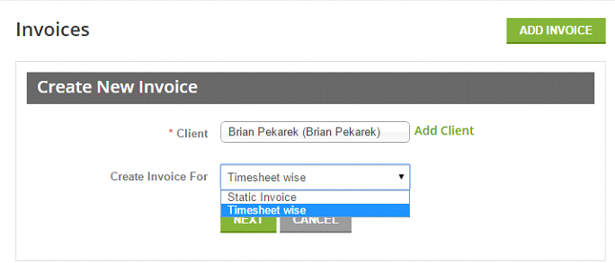 5-invoice-creation - Free Online Time Tracking and Invoicing Tool