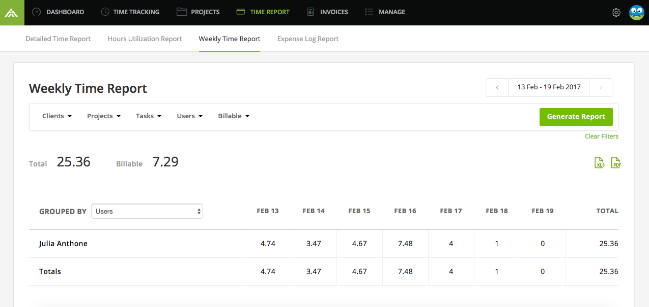 timesheet work time tracker
