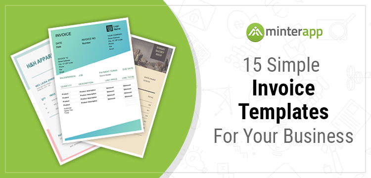 15 Simple Invoice Templates For Your Business