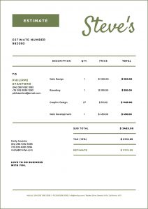 15 Simple Estimate Templates For Your Business