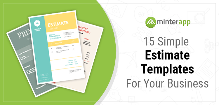 15 Simple Estimate Templates For Your Business