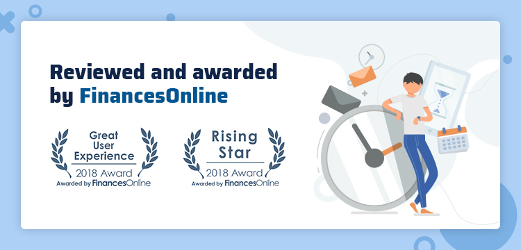 Reviewed and awarded by FinancesOnline