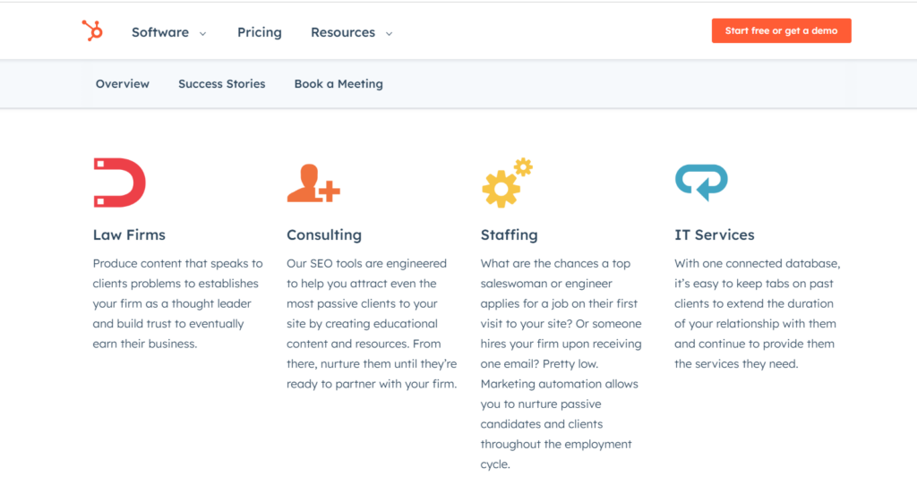 HubSpot CRM for consulting business