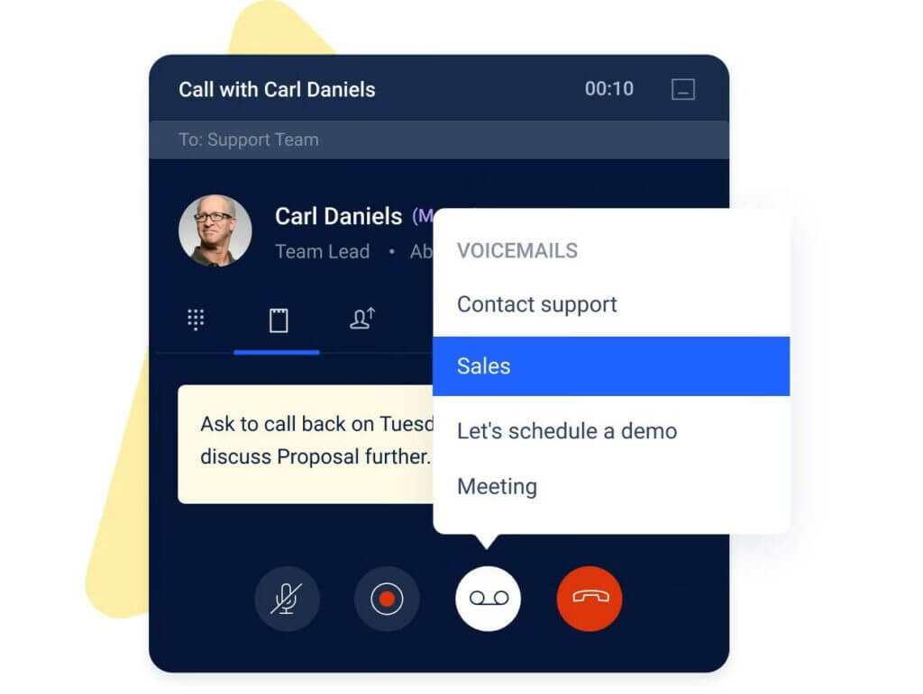 Power dialer feature of Salesmate CRM